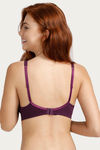 Lovable Double Layered Wirefree Bra- Purple — thumbnail 3