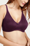 Lovable Double Layered Wirefree Bra- Purple — thumbnail 5