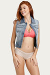 Lovable Double Layered Minimiser Bra- Pink — thumbnail 4