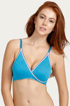 Lovable Double Layered Wirefree Bra- Blue — thumbnail 1
