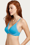 Lovable Double Layered Wirefree Bra- Blue — thumbnail 2