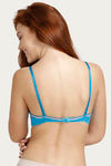 Lovable Double Layered Wirefree Bra- Blue — thumbnail 3