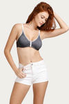 Lovable Double Layered Wirefree Bra- Grey — thumbnail 4