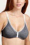 Lovable Double Layered Wirefree Bra- Grey — thumbnail 5