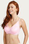 Lovable Double Layered Wirefree Bra- Baby Pink — thumbnail 2