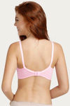 Lovable Double Layered Wirefree Bra- Baby Pink — thumbnail 3