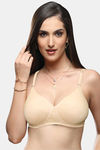 Lovable Padded Wirefree Full Coverage Bust Shaping and Side Smoothening T-Shirt Bra - Beige — thumbnail 1