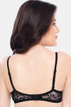 Lovable Padded Wirefree Natural Lift Side Smoothening Multiway Lace T-Shirt Bra - Black — thumbnail 3