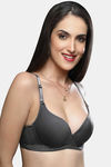 Lovable Padded Wired T-Shirt Bra - Grey — thumbnail 3