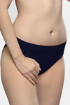 Lovable Mid Rise Seamless Bikini Panty - Navy Blue — thumbnail 3