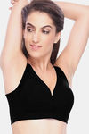 Lovable High Impact Moisture Wicking Sports Bra - Black — thumbnail 1