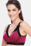 Lovable High Impact Moisture Wicking Sports Bra - Pink — thumbnail 3