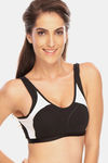 Lovable Low Impact Sports Bra With Removable Padding - White — thumbnail 3