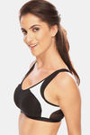 Lovable Low Impact Sports Bra With Removable Padding - White — thumbnail 4