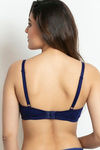Zivame Essentials Single Layered Non Wired 3/4th Coverage T-Shirt Bra - Blue Ribbon — thumbnail 2