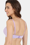 Zivame Essentials Double Layered Non Wired Full Coverage T-Shirt Bra - Lavendula — thumbnail 2
