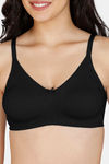 Zivame Essentials Double Layered Non Wired Full Coverage T-Shirt Bra - Anthracite — thumbnail 4