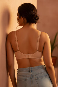 Zivame Essentials Double Layered Non Wired Full Coverage T-Shirt Bra - Roeback — thumbnail 3