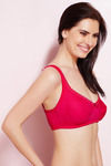 Rosaline No Shrinkage Anti Spillage Three Fourth Coverage Bra- Rose — thumbnail 3