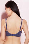 Rosaline Essentials Single Layered Non Wired 3/4th Coverage Bra-Grey Melange — thumbnail 2