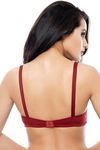 Zivame All Day Comfort Full Coverage Bra - Maroon — thumbnail 2