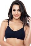 Zivame All Day Comfort Full Coverage Contour Cup Bra - Black — thumbnail 4
