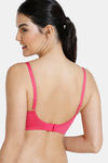Zivame Essentials Double Layered Non Wired Full Coverage Bra - Carmine — thumbnail 4
