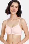 Zivame Essentials Double Layered Non Wired Full Coverage Bra - Peach Pearl — thumbnail 1