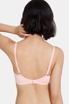 Zivame Essentials Double Layered Non Wired Full Coverage Bra - Peach Pearl — thumbnail 3