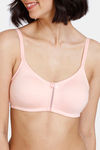 Zivame Essentials Double Layered Non Wired Full Coverage Bra - Peach Pearl — thumbnail 5