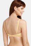 Rosaline All Day Comfort Full Coverage Crossover Style Bra- Skin — thumbnail 2