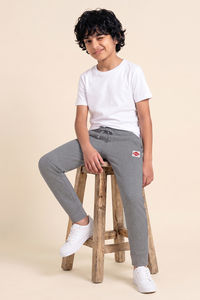 Lee Cooper Boys Jogger - Grey Melange — thumbnail 4