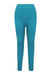 Zivame PowerStretch Seamless Toning Leggings-Teal — thumbnail 2