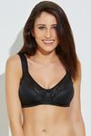 Zivame True Curv Double Layered Non Wired 3/4th Coverage Sag Lift Bra-Black — thumbnail 1