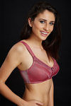 Zivame True Curv Double Layered Non Wired 3/4th Coverage Sag Lift Bra-Deco Rose — thumbnail 3