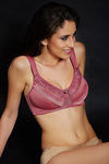 Zivame True Curv Double Layered Non Wired 3/4th Coverage Sag Lift Bra-Deco Rose — thumbnail 4