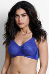 Zivame True Curv Double Layered Non Wired 3/4th Coverage Sag Lift Bra-Mazarine Blue — thumbnail 1