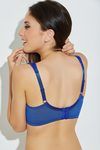 Zivame True Curv Double Layered Non Wired Full Coverage Sag Lift Bra-Mazarine Blue — thumbnail 3