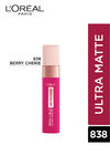 L'Oréal Paris Infallible Ultra Matte Liquid Lipstick, Les Macarons, 838 Berry Cherie - 5 g — thumbnail 1