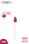 L'Oréal Paris Infallible Ultra Matte Liquid Lipstick, Les Macarons, 838 Berry Cherie - 5 g — thumbnail 4