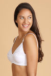 Lovable Single Layered Wirefree Full Coverage Bra- White — thumbnail 3