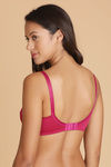 Lovable Single Layered WireFree Full Coverage Bra- Fuchsia — thumbnail 3