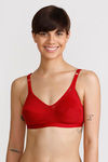 Lovable Single Layered Shaping Wirefree Bra- Maroon — thumbnail 5