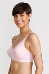 Lovable Single Layered Shaping Wirefree Bra- Pink — thumbnail 3