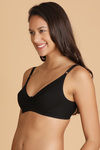 Lovable All Day Wirefree Bra- Black — thumbnail 2