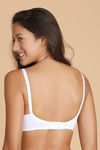 Lovable Cotton Soft Triangular Support Wirefree Bra- White — thumbnail 2
