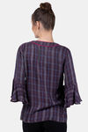 Adorenite Relaxed Fit Viscose Sleep Shrug - Grey — thumbnail 3