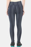 Lavos Organic Cotton & Bamboo Skin Fit Pant - Navy Print — thumbnail 3