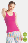 Lavos Bamboo Cotton Camisole - Berry Pink — thumbnail 2