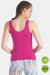 Lavos Bamboo Cotton Camisole - Berry Pink — thumbnail 3